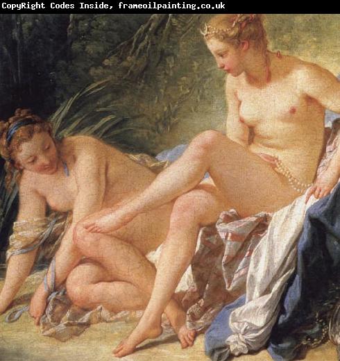 Francois Boucher Diana at the Bath(detail)